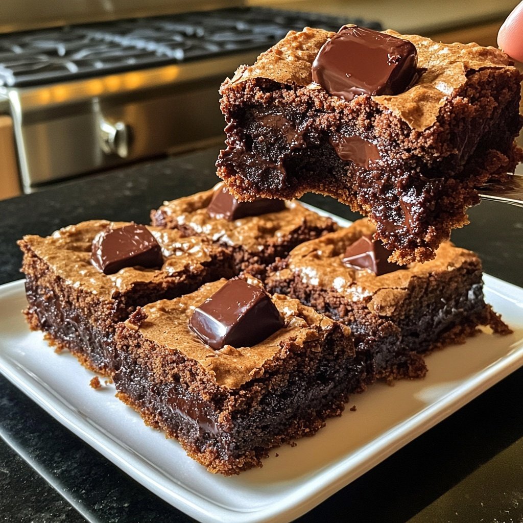 Fudgy Chewy Brookies