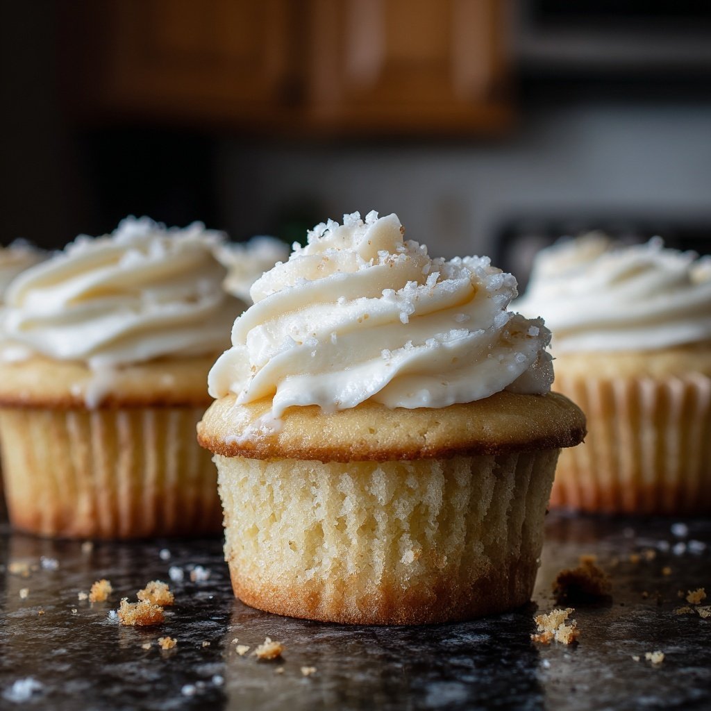 Simple One Bowl Vanilla Cupcakes