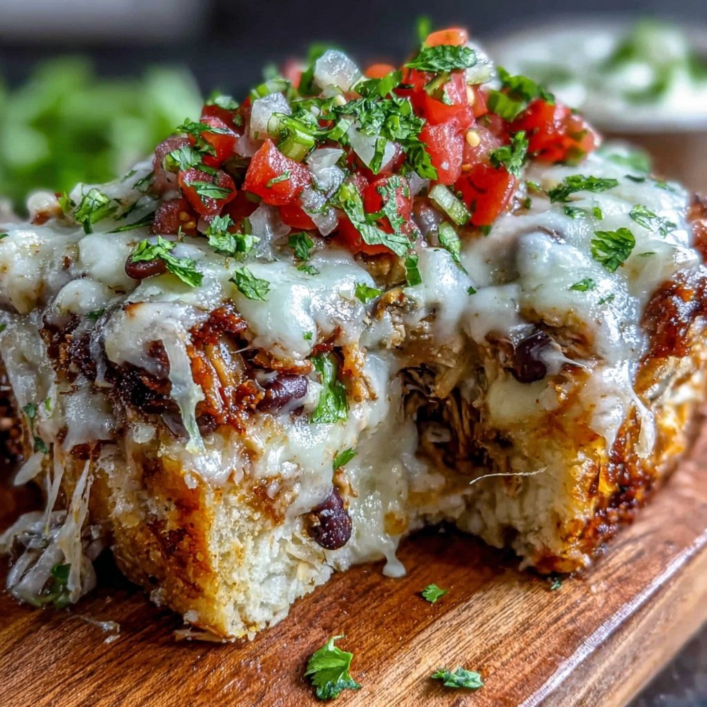 Shredded Chicken Burrito Casserole