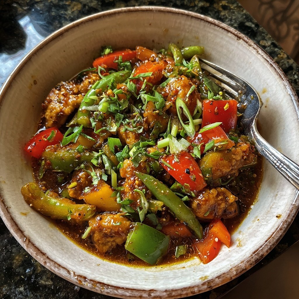 Ground Chicken Stir Fry Bowl