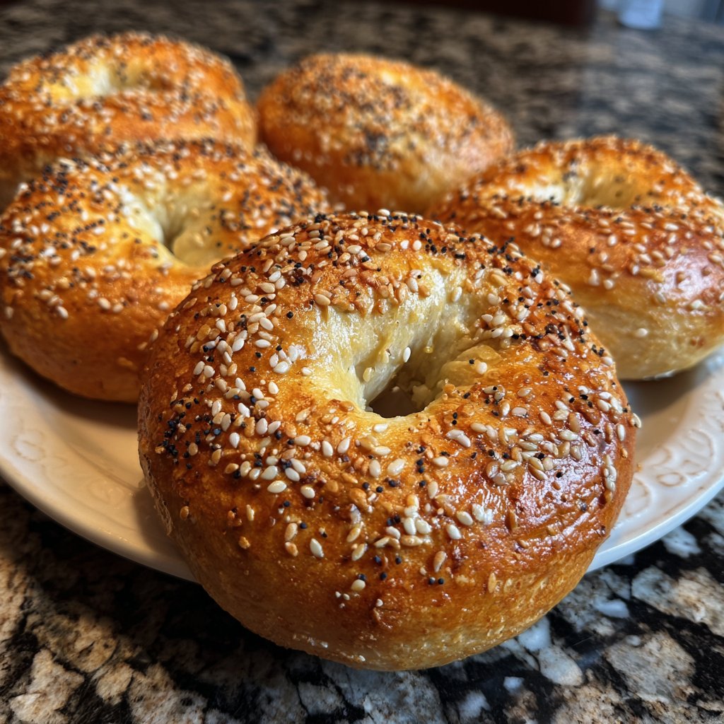 Greek Yogurt Protein Bagels Baked