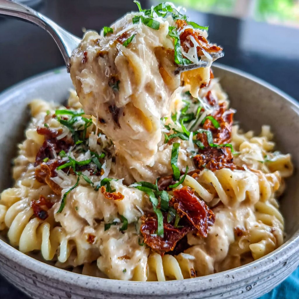 Creamy Sun Dried Tomato Pasta