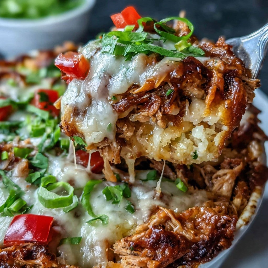 Shredded Chicken Mexican Casserole