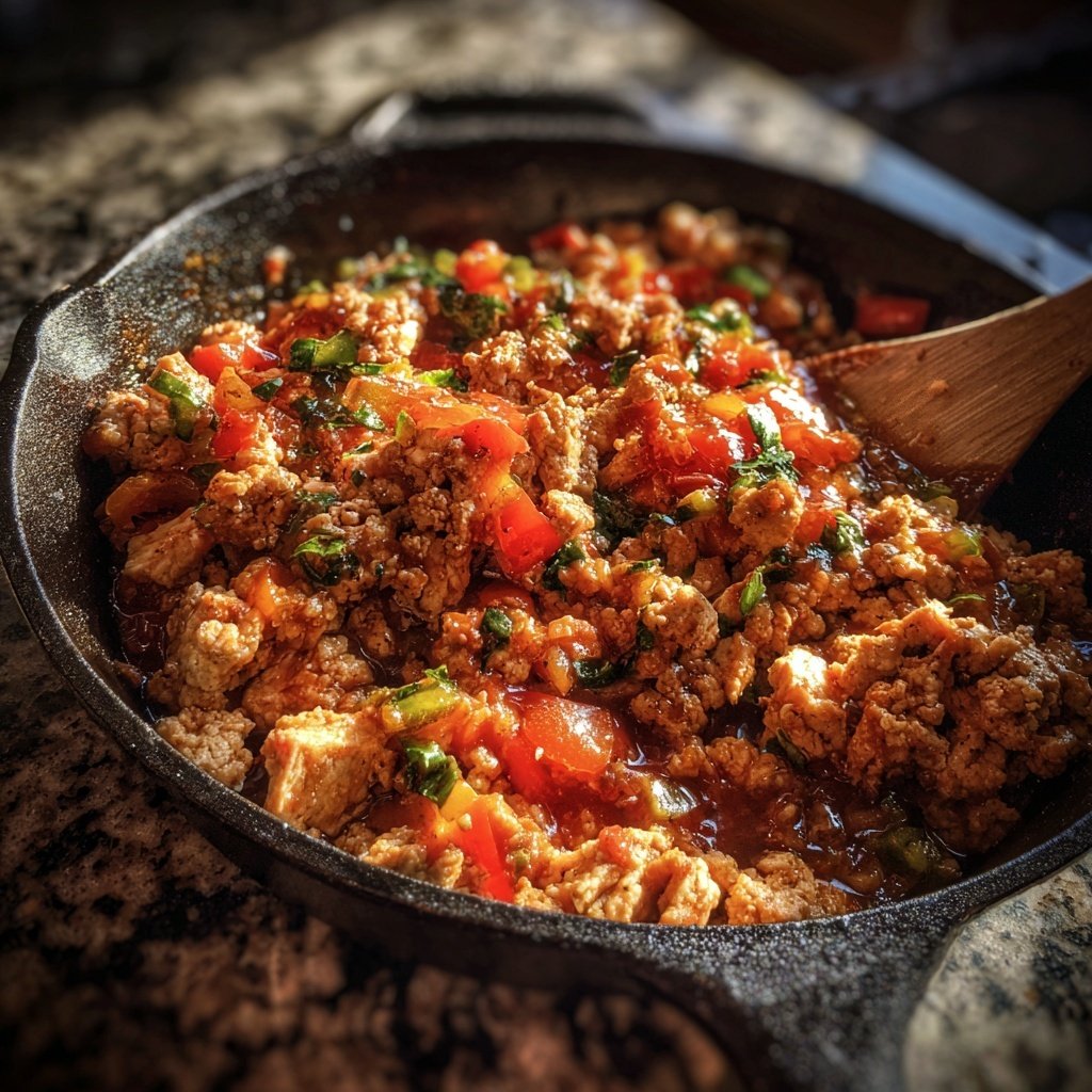 Ground Turkey Sloppy Joe Skillet