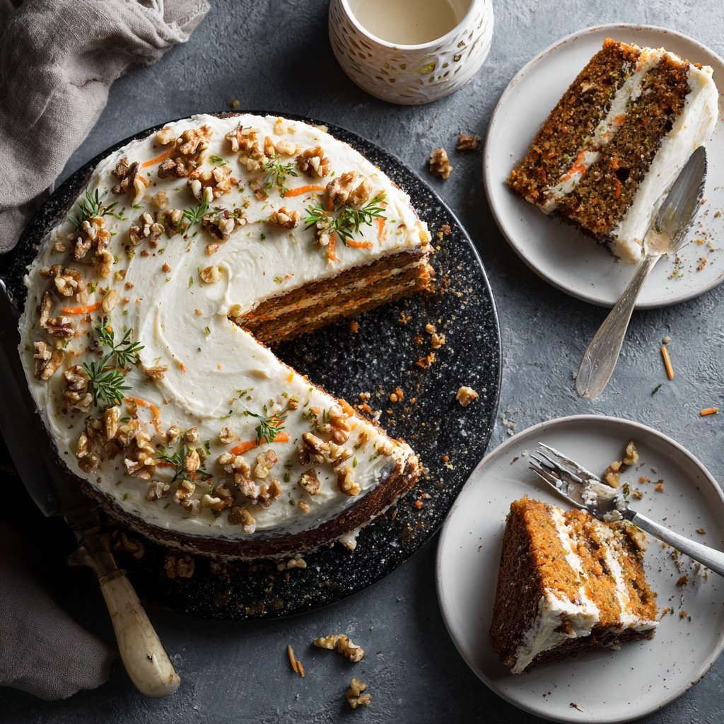 Light Spring Carrot Cake