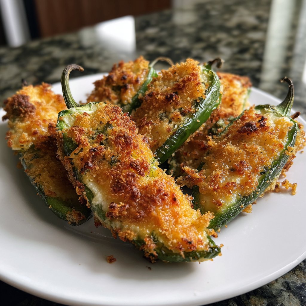Jalapeno Poppers with Smoked Cheese
