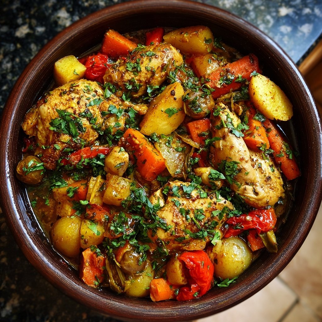 Global Flavors Moroccan Chicken Tagine